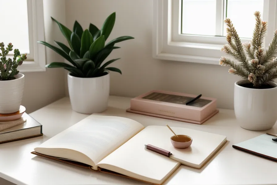 A secondhand copy of The Secret next to an affirmation journal, early tools in a manifestation-practice approach to shifting a dating mindset