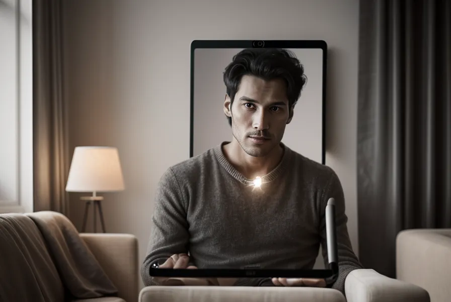 Digital soulmate sketch on a tablet used for dating visualization