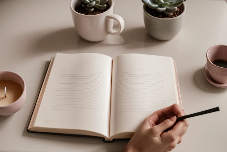 Manifesting love after dating burnout — journaling calmly at home in Austin