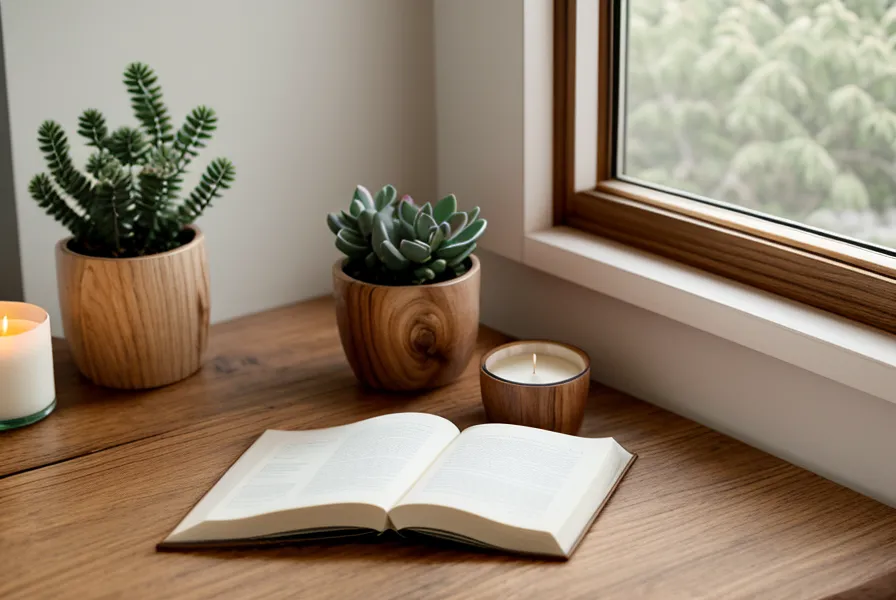 A soulmate sketch propped beside a candle and plant as a visualization tool anchor for dating clarity