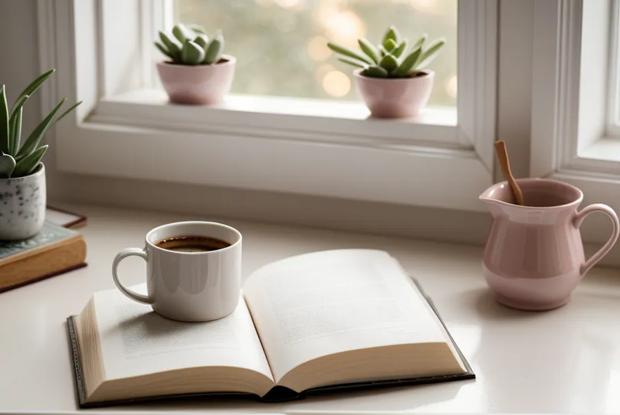 Open manifestation practice journal and pen during a nightly scripting session for love attraction