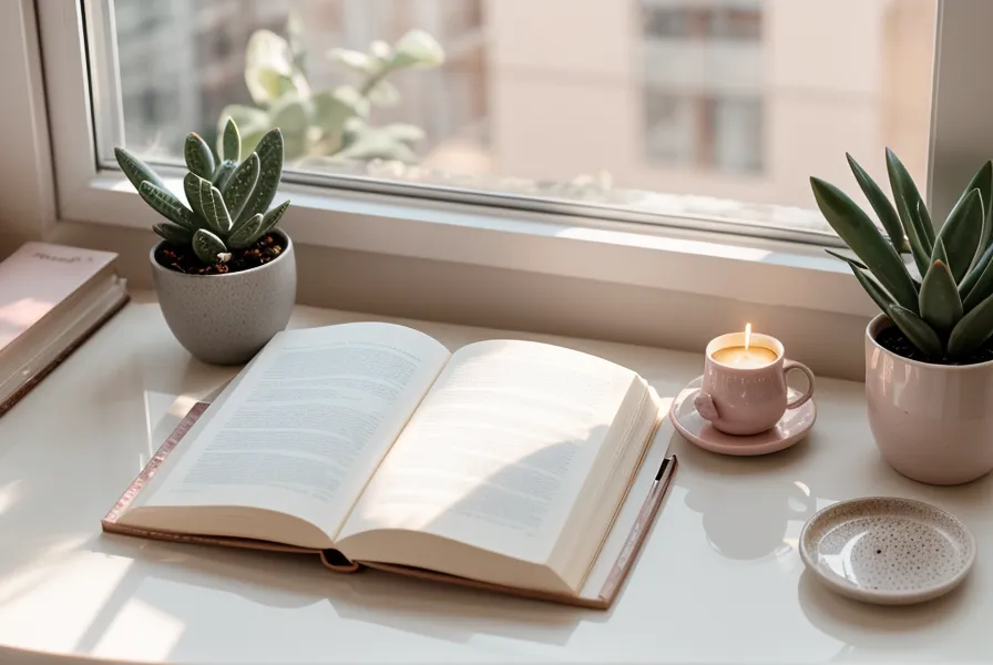 A smartphone displaying a soulmate sketch used as a dating visualization anchor, next to a small plant